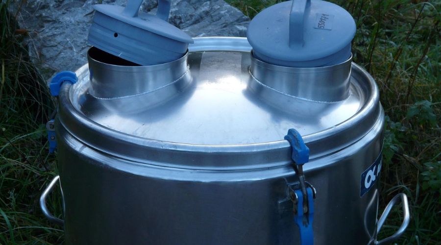 Sealed fermentation tank used for controlled anaerobic coffee processing, representing coffee lots that challenged traditional definitions of cleanliness in specialty coffee