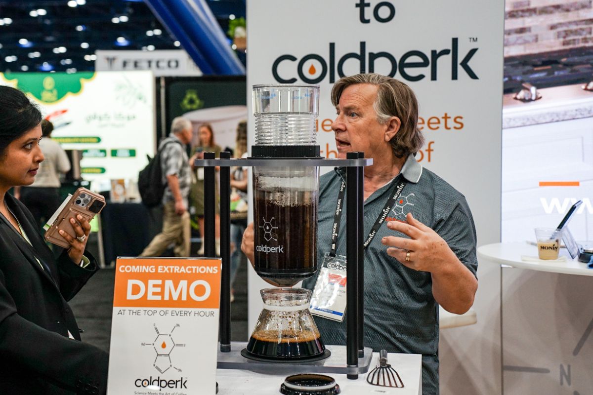 Cold brew coffee concentrate for specialty cafe drinks and nitro beverages