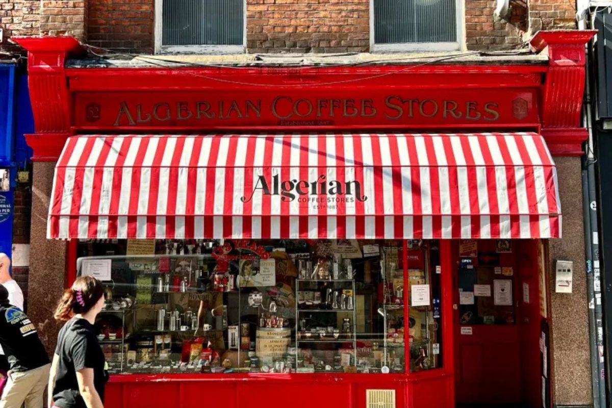 Algerian Coffee Stores Soho, historic coffee shop in London
