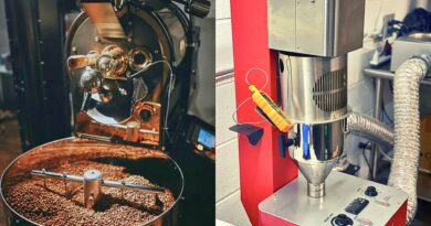 drum roaster and air roaster comparison showing different coffee roasting technologies
