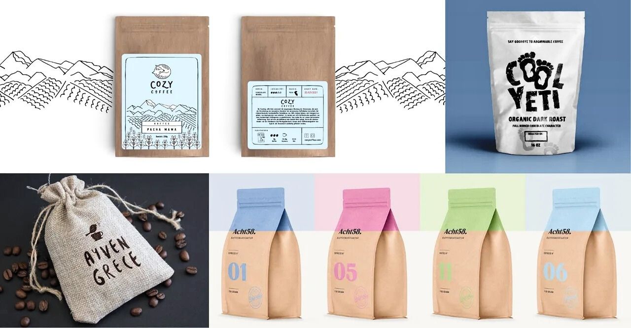Specialty coffee packaging showing how packaging color shapes quality and flavor expectations 