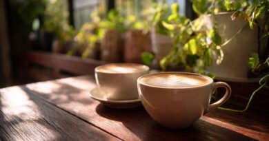 A cup of coffee in a café setting illustrating how physical effects like comfort, tolerance, and routine influence long-term coffee consumption beyond flavor alone