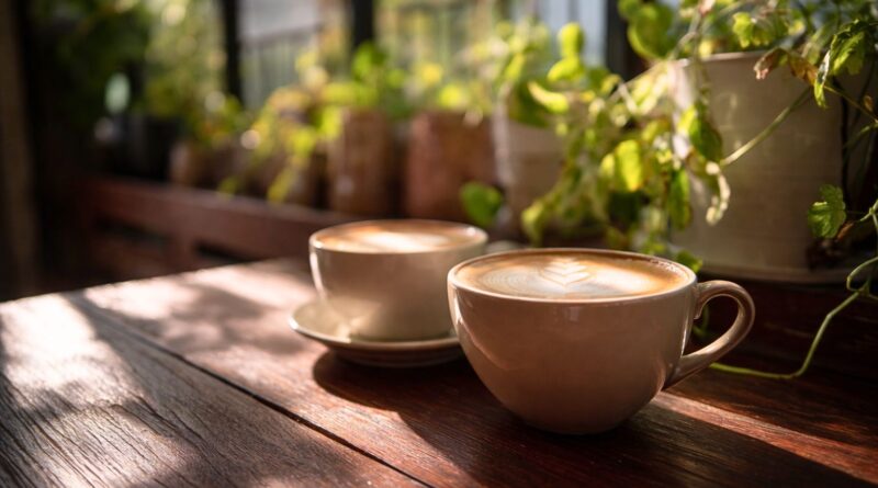 A cup of coffee in a café setting illustrating how physical effects like comfort, tolerance, and routine influence long-term coffee consumption beyond flavor alone