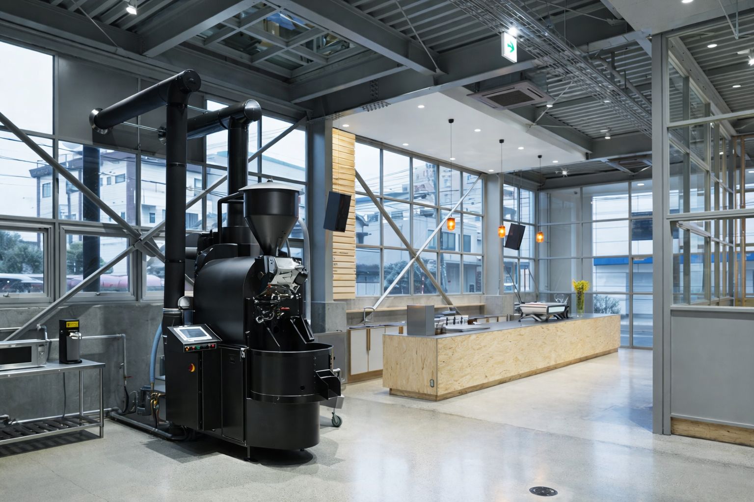 Coffee Roastery Design : Blueprint Layout